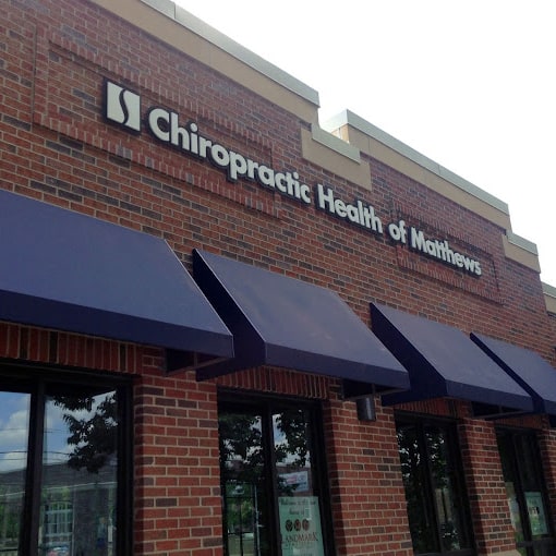 Clinic front of Chiropractic Health of Matthews, the location of Body Heal in Matthews